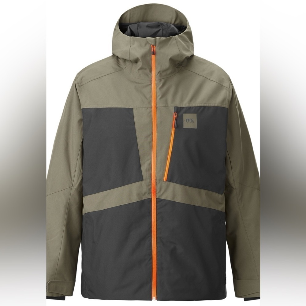Picture Organic Clothing Kory JKT 2-Layer Jacket Ski  Snowboard Green Orange XS